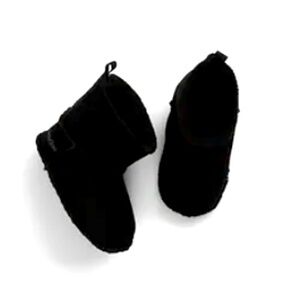 Baby GAP Sherpa Lined Boots Booties, Black, Various Sizes, NEW